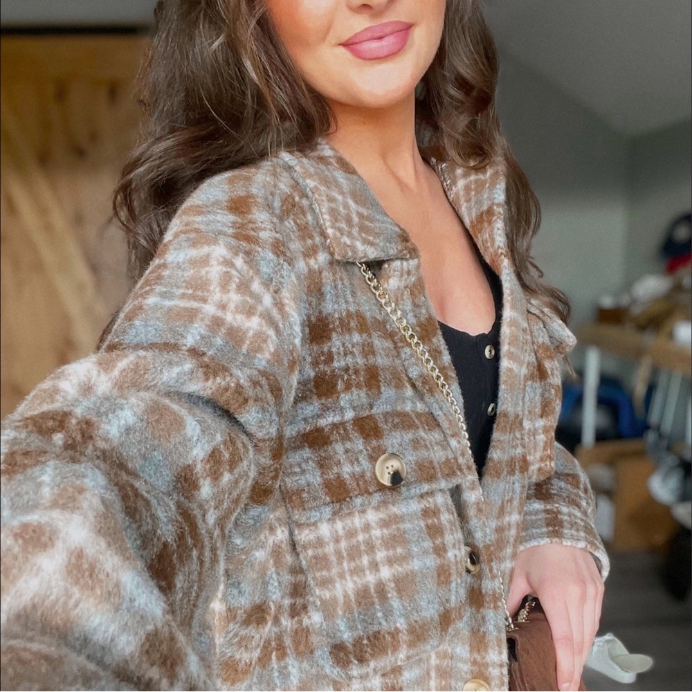 Cozy Plaid Winter Shacket